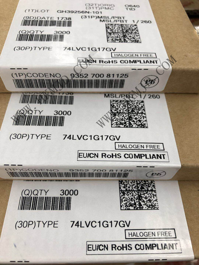 NXP 74LVC1G17GV 邏輯緩沖器，驅(qū)動器，接收器，收發(fā)器