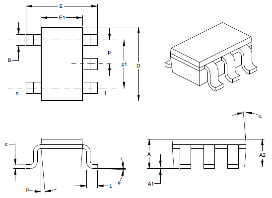 （Microchip）溫度傳感器TC77-5.0MCTTR-VAO 數(shù)字，本地 -40°C ~ 125°C 12 b SOT-23-5