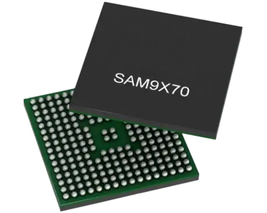 Microchip SAM9X75-I/4PB超低功耗微處理器（MPU） 、運(yùn)行頻率高達(dá)800MHz。