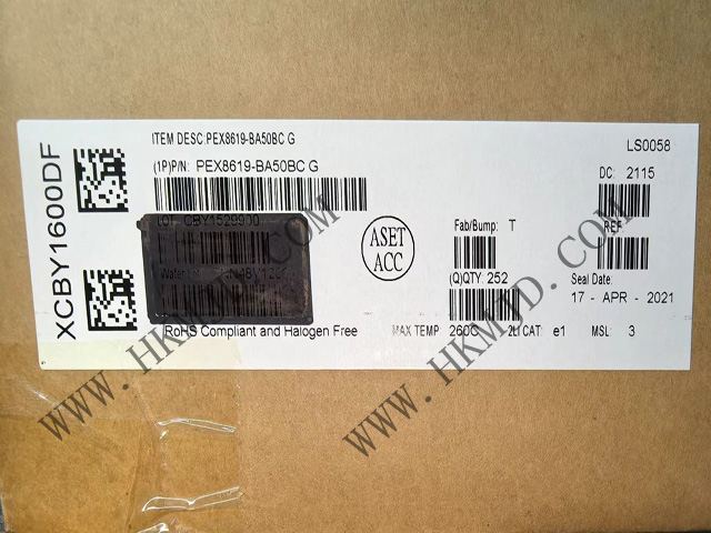 16 通道、16 端口 PEX8619-BA50BCG [Broadcom] PCI Express 交換機(jī)，19 x 19mm PBGA