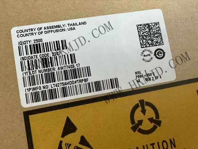 全新原裝 ADI LT4275AHDD#TRPBF 以太網供電控制器（PoE）IC POE CNTRL 1 CHANNEL 10DFN