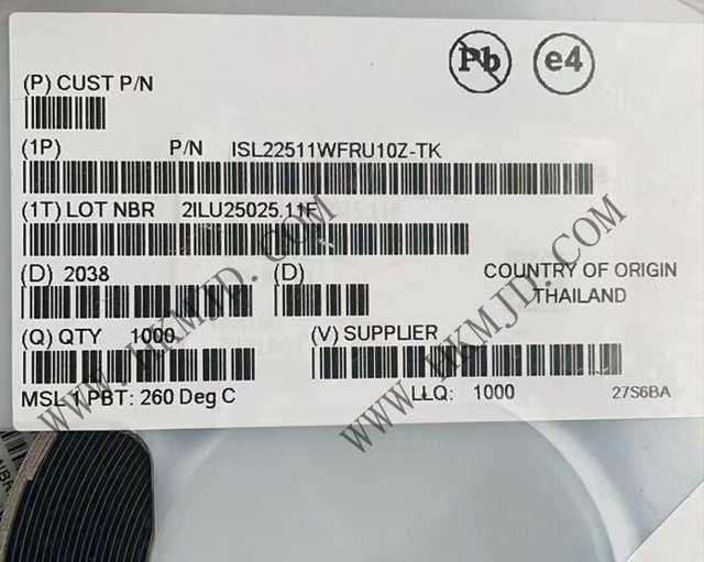 明佳達(dá)供應(yīng)Renesas（ISL22511WFRU10Z）XDCP? 數(shù)字電位計(jì)，助力高性能電子設(shè)計(jì)