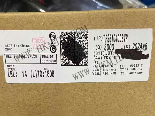 明佳達(dá)供應(yīng) [TI] TPS61040DBVR 28V、400mA 開關(guān)升壓轉(zhuǎn)換器