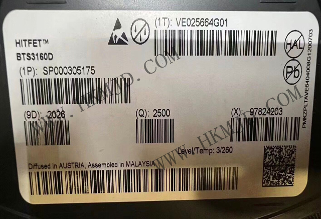 供應(yīng) 英飛凌 BTS3160D 單通道智能低側(cè)功率開(kāi)關(guān)，帶保護(hù)功能