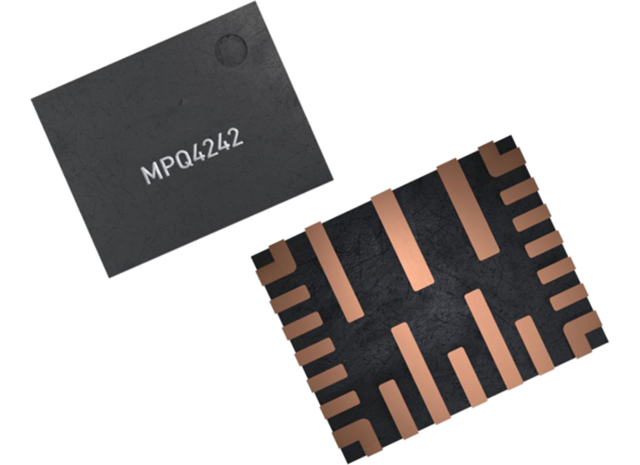 MPQ4242GVE-0000-AEC1：集成升降壓變換器的 5A、36V 、全集成 USB PD 解決方案