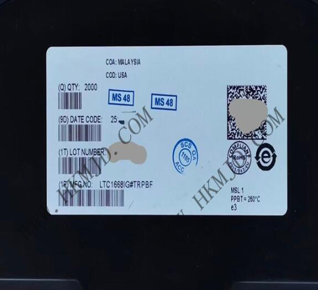 [出售] LTC1668IG (ADI) 16位，50Msps 差分電流輸出數(shù)模轉(zhuǎn)換器