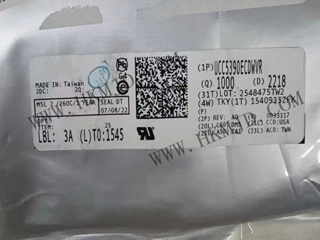 供應(yīng)德州儀器 UCC5390ECDWVR 3kVrms/5kVrms、±10A 單通道隔離式柵極驅(qū)動(dòng)器